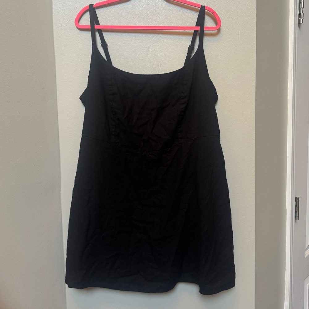 Old Navy | Women’s Plus Black Linen Dress | NWOT